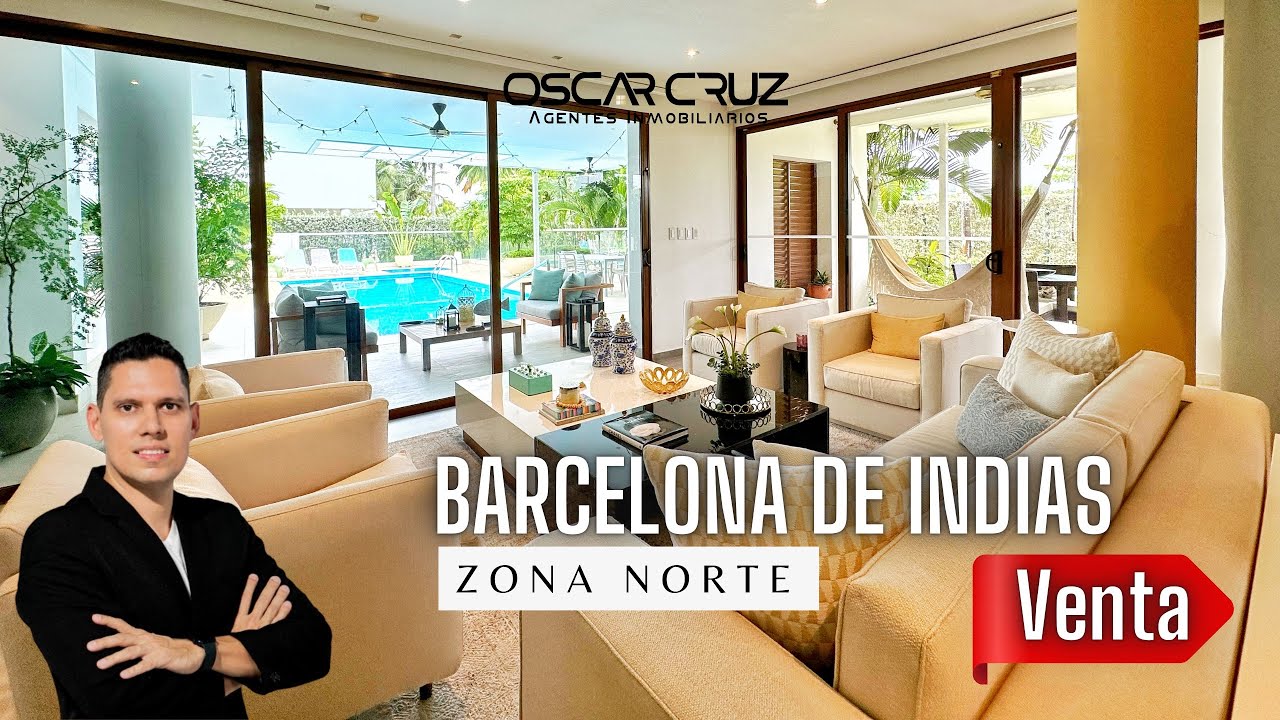 🚩Casa Lujosa en Venta en Cartagena Zona Norte  Condominio Barcelona de Indias con Piscina Privada