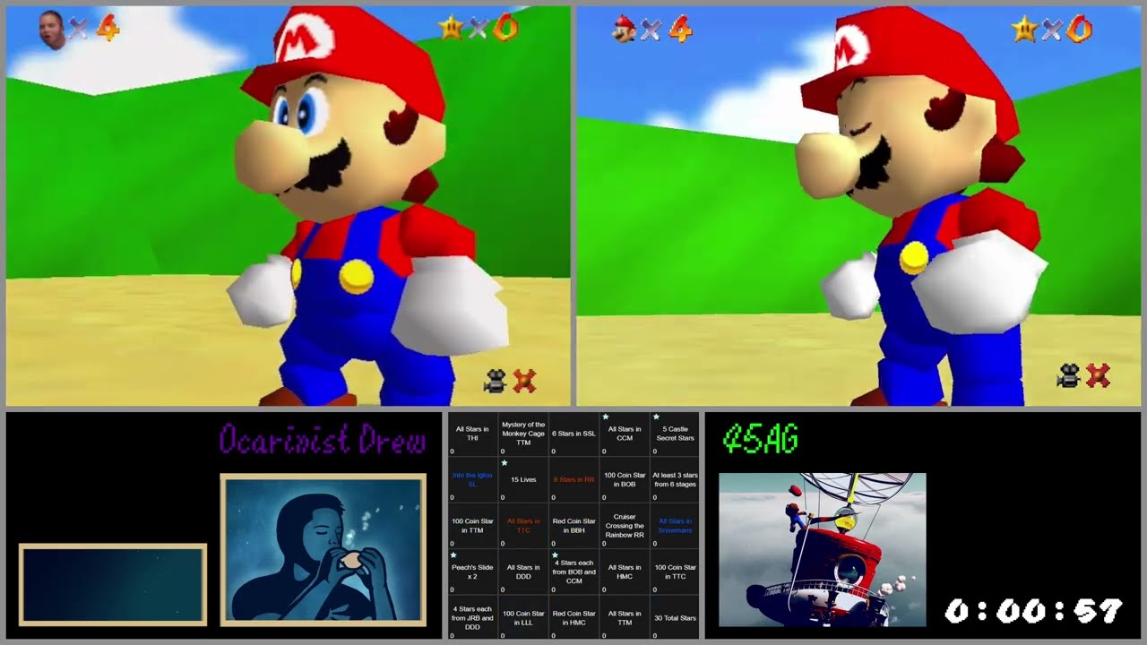 SM64 Lockout Bingo vs @45AG - 2026 Feb 7