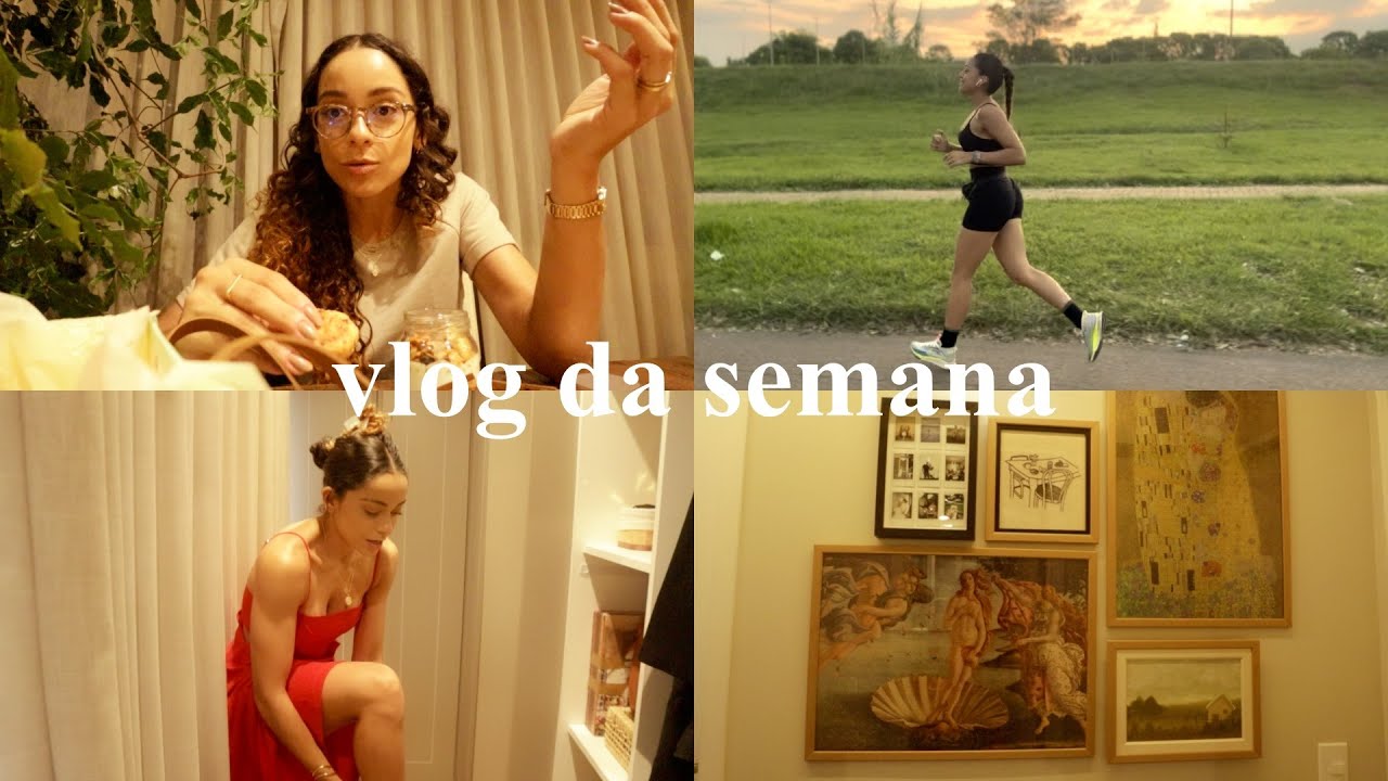 Arrume-se comigo, dirigi sozinha, parede de quadros, corrida no parque, evento e rotina...