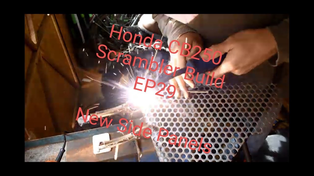 Honda cb250 scrambler build - ep29 - new side panels