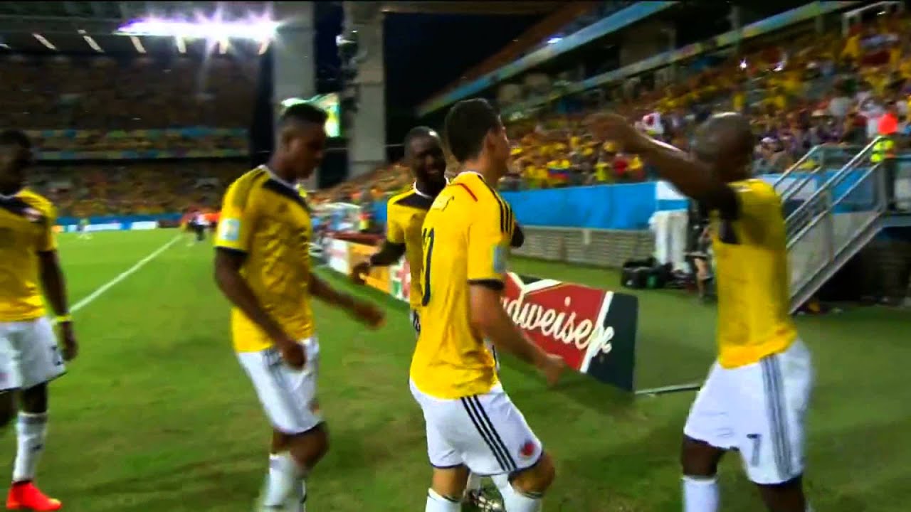 James Rodr&iacute;guez goal - Colombia x Japan -