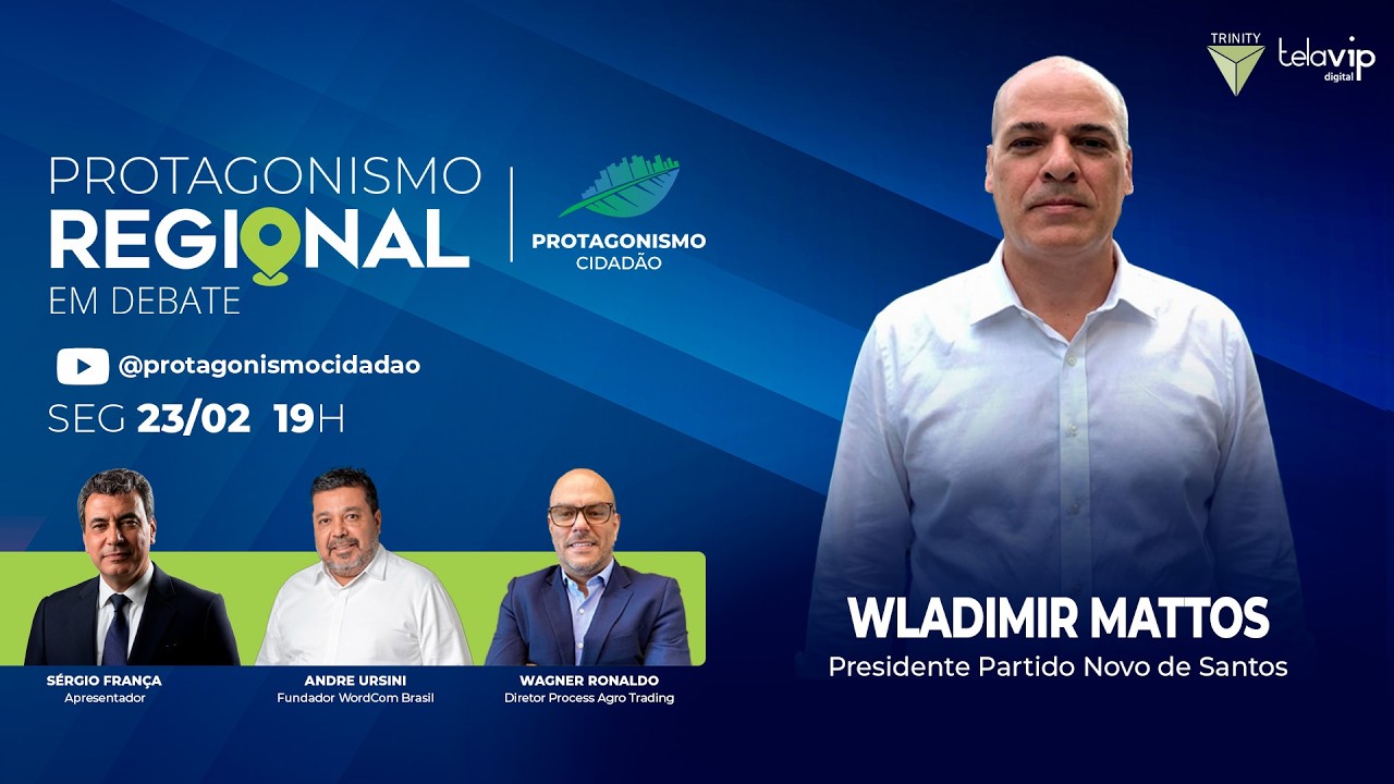 Wladimir Mattos | Presidente Partido Novo de Santos