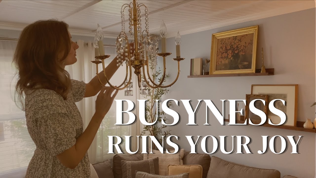 Busy is just as bad as Lazy | Biblical Christian Homemaking