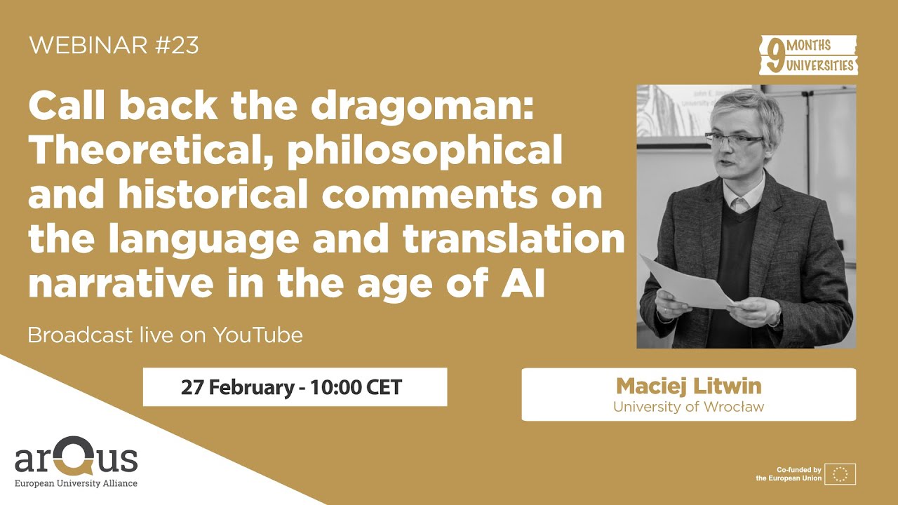 9M9U #23 Call back the dragoman: Insights on the language and translation narrative in the age of AI