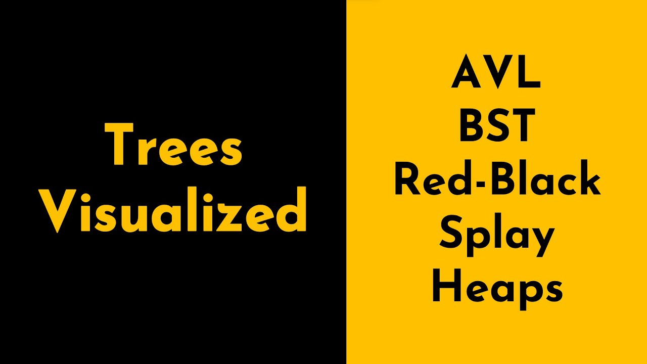 Trees Compared and Visualized | BST vs AVL vs Red-Black vs Splay vs Heap | Geekific