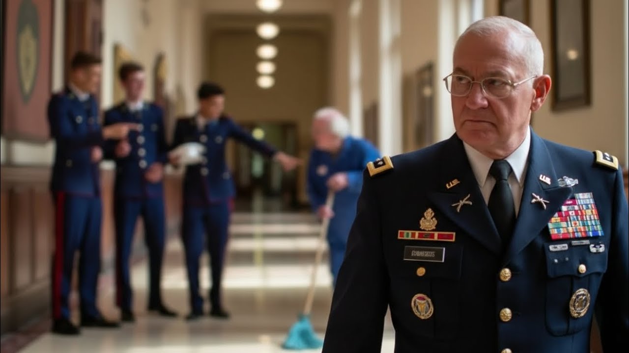 Cadets Laughed at the Old Janitor—Until the General Called Him “Commander