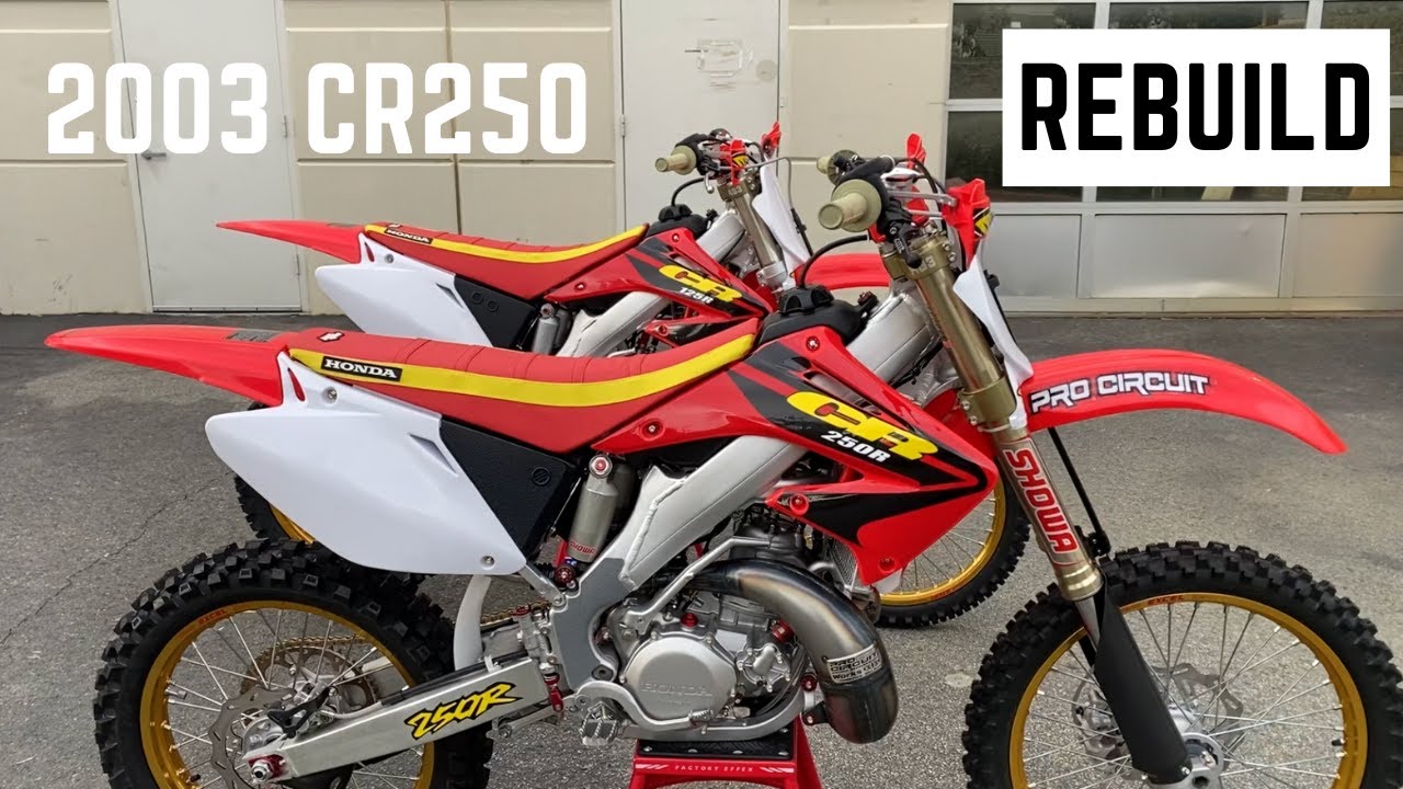 2003 CR250 Rebuild