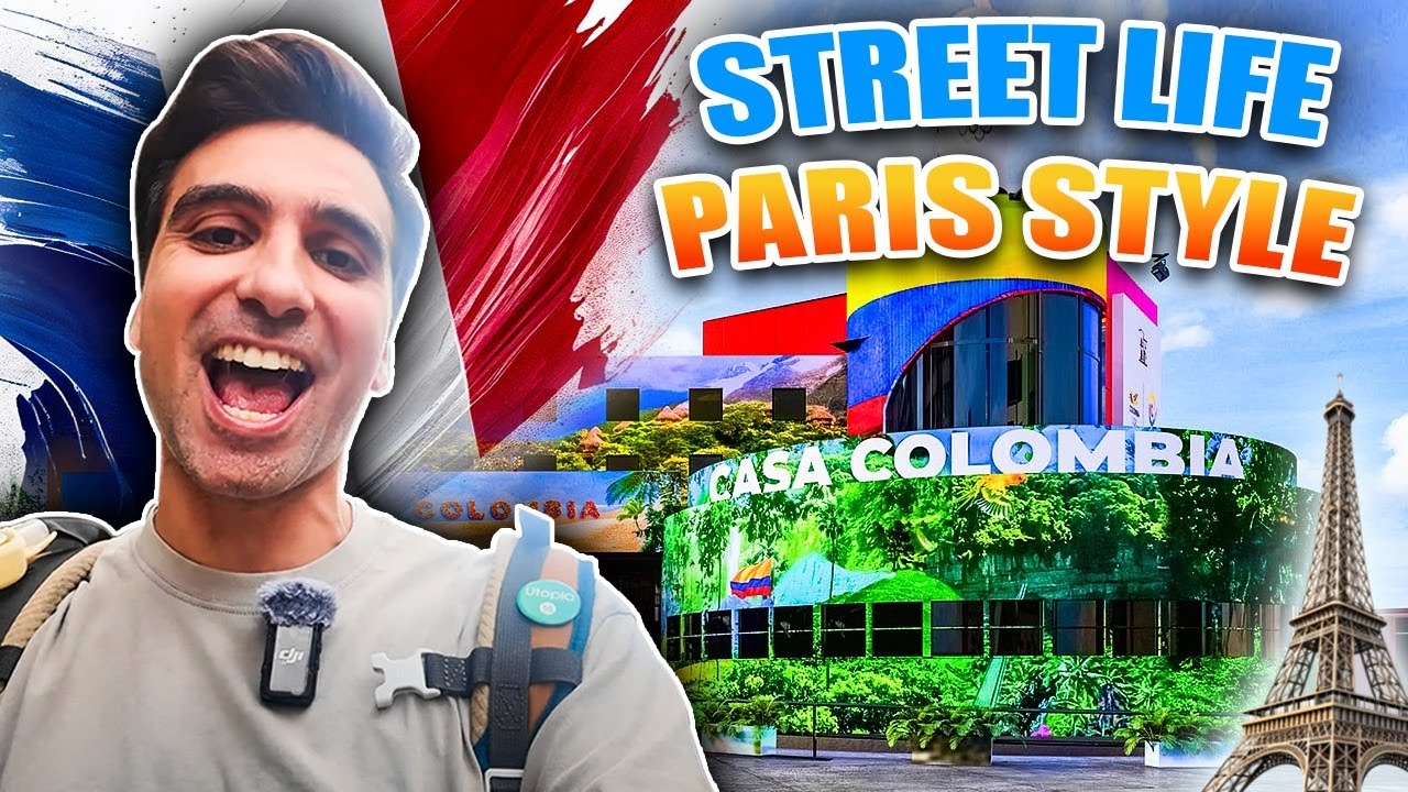 Exploring Paris Street Life | House of France & Colombia | La Villette Vlog | Parisian Diaries