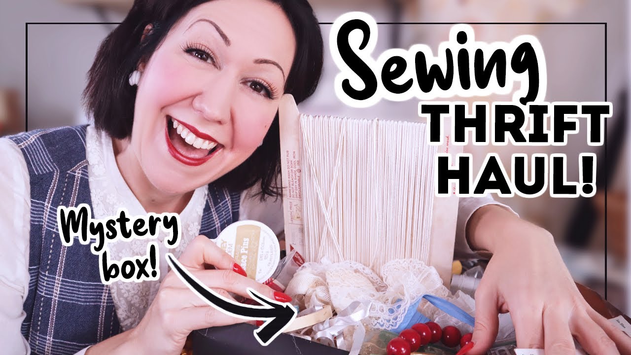 SEWING SUPPLY THRIFT HAUL! What great treasures did I find to 'top up' my stash the last months??