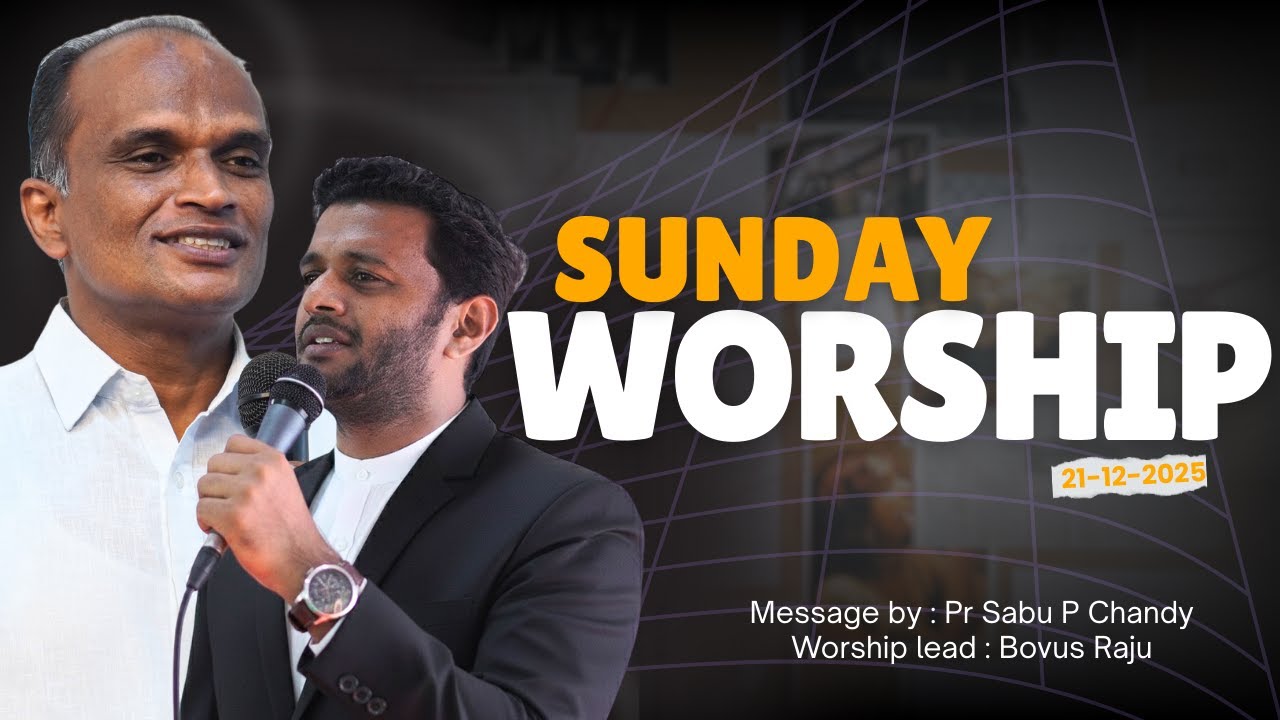 COG Puthoor Sunday Fellowship | Word by Pr. Sabu P Chandy | Br.Bovus Raju