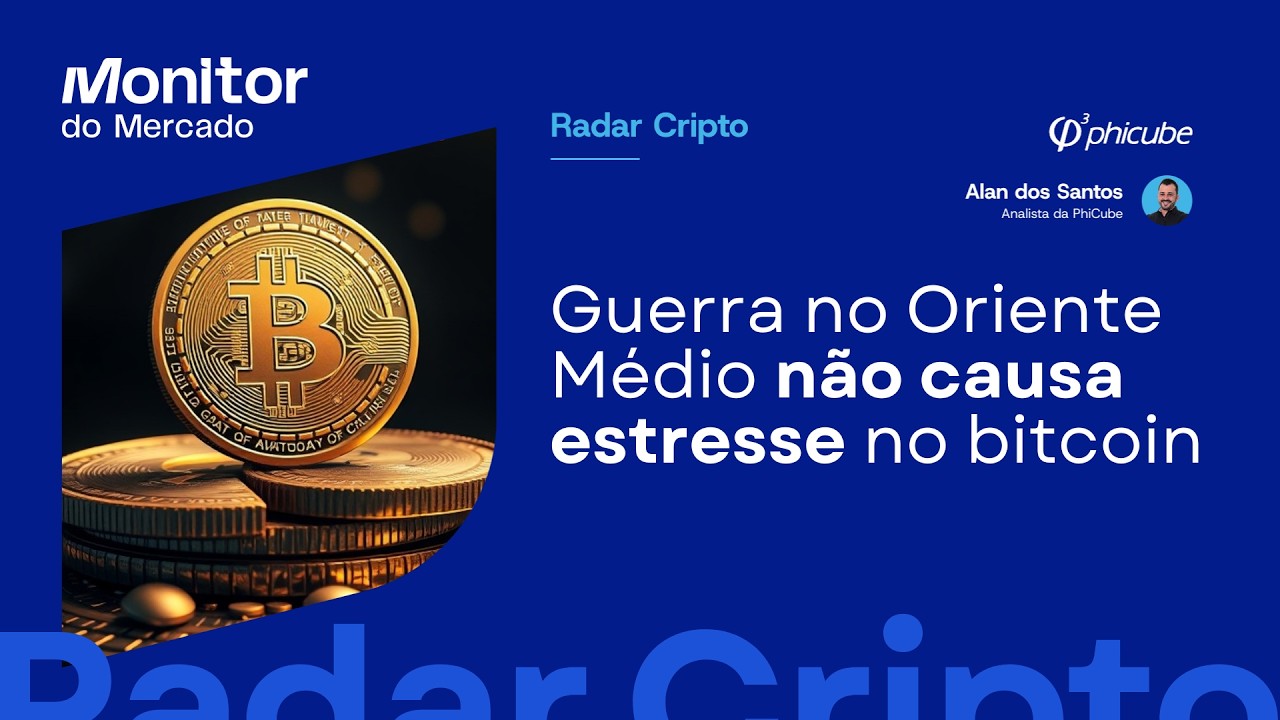 Guerra no Oriente Médio não causa estresse no bitcoin | Radar Cripto