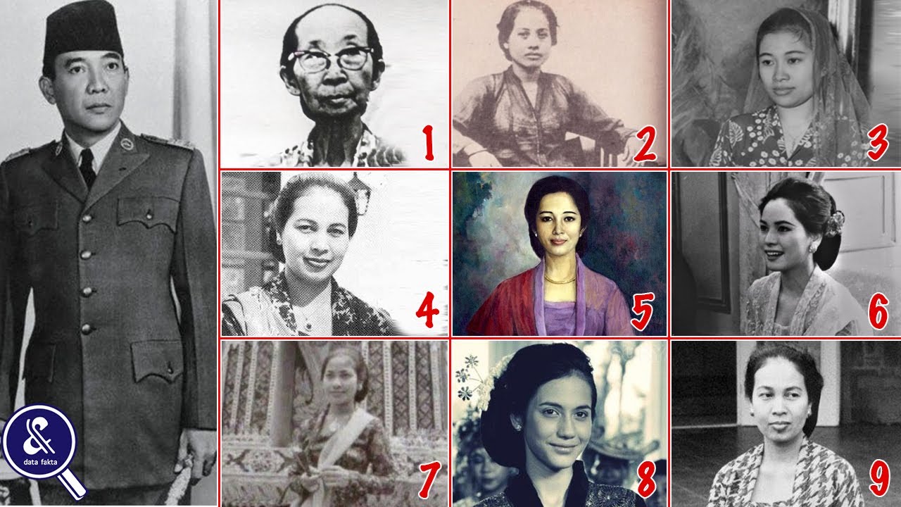 Wanita Mana Yang Tidak Takluk.! Inilah Sisi Romantis Presiden Soekarno Terhadap Istri-istrinya