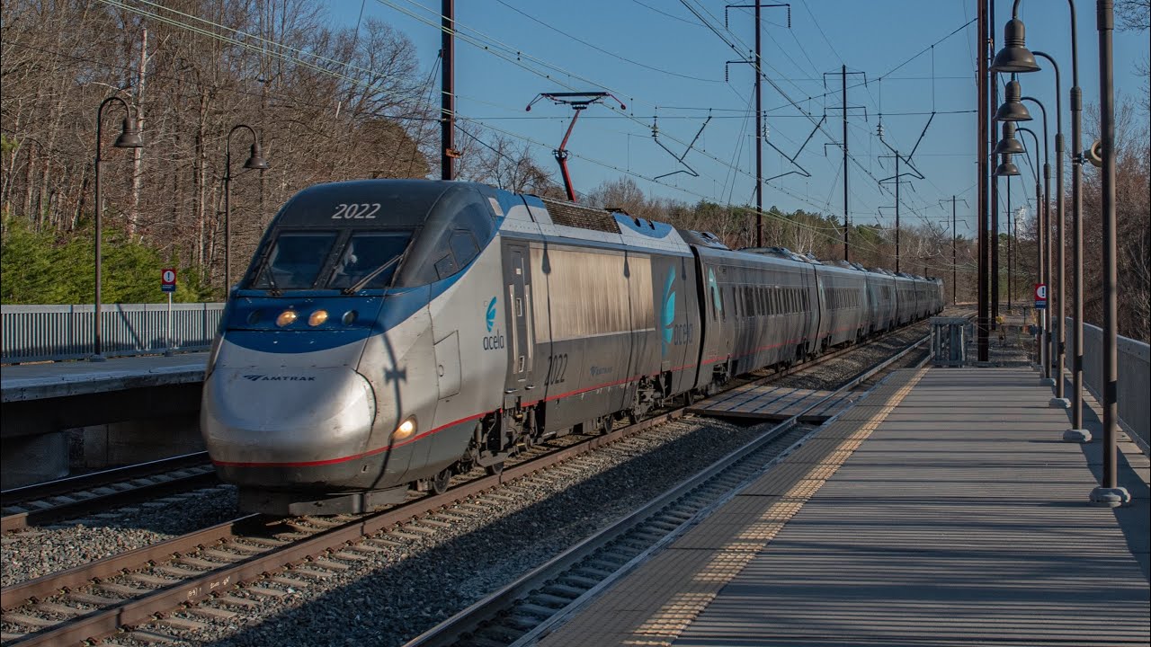 Amtrak Acela Express 2168: America’s Fastest Train Full Ride from Washington DC to Philadelphia PA 