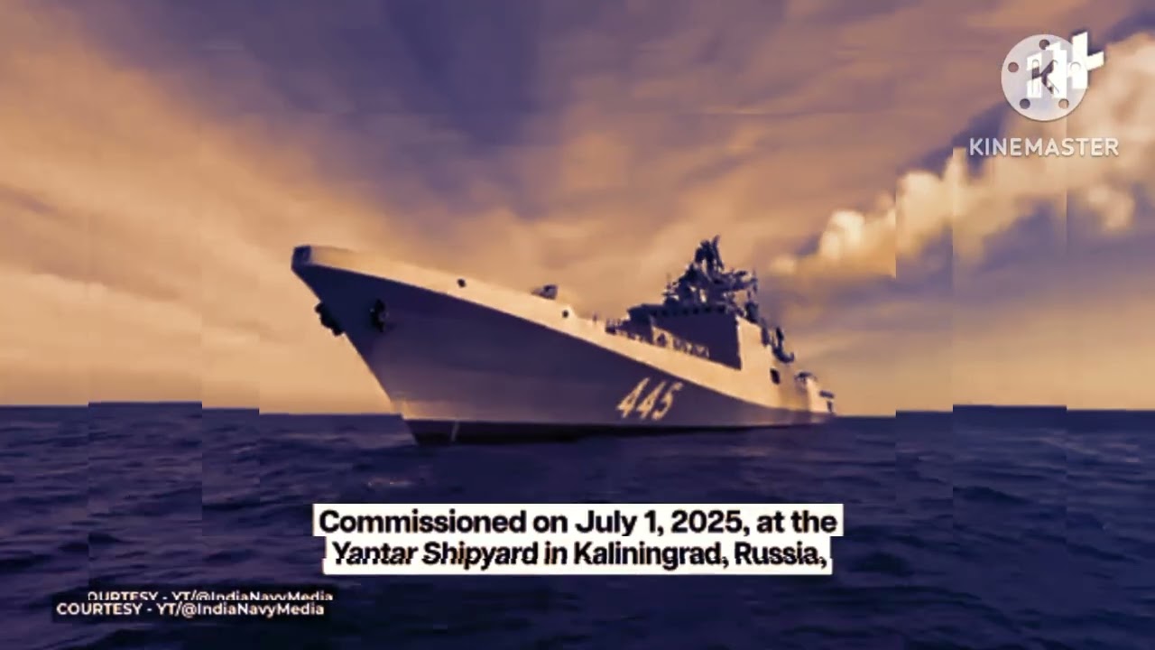 Indian stealth frigate INS Tamal built in Russia Powered by brahmos