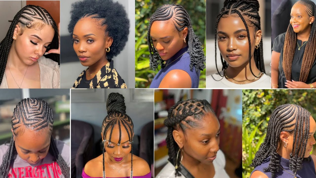 New And Latest Top Trendy Braids Hairstyles For Black Women with Braiding Hair