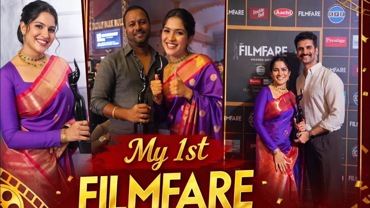 My 1st Filmfare 🤩🥰 #Filmfare #swasika #award #beast