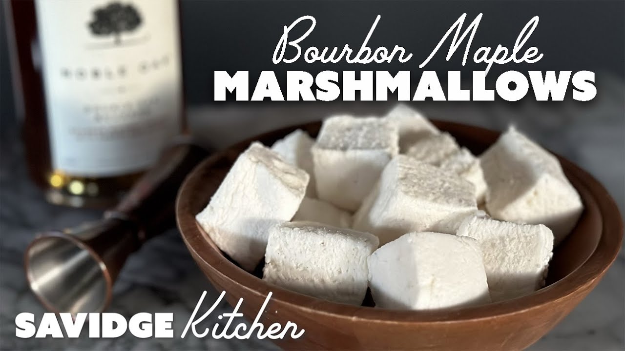 Bourbon Maple Marshmallow Recipe | Boozy Treats