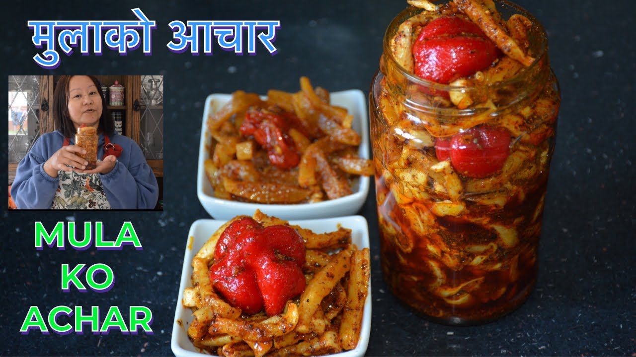 मुलाको आचार बनाउने तरीका || FERMENTED RADISH PICKLE NEPALI STYLE ||Tsheten Dukpa Recipe