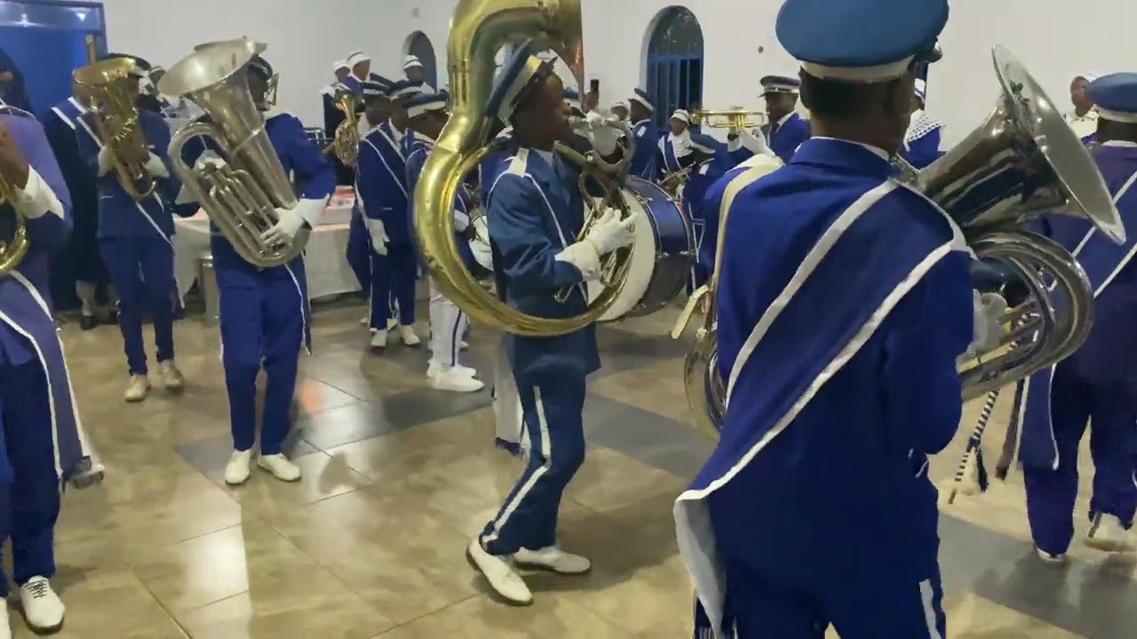 Nellmapius brass band (Rapellang jerusalema) at wintervelt 2025