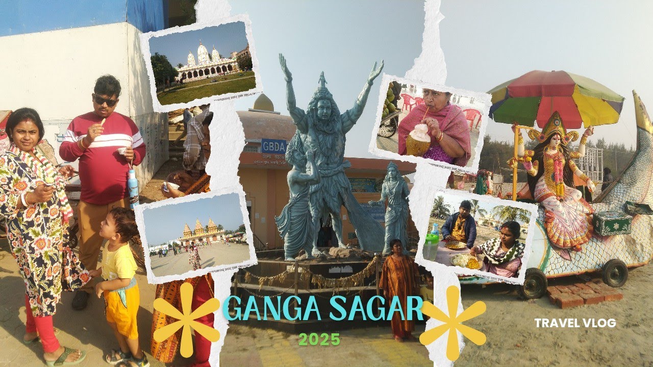 Ganga sagar tour (2025-26) . Sagar tour 🙂🌞