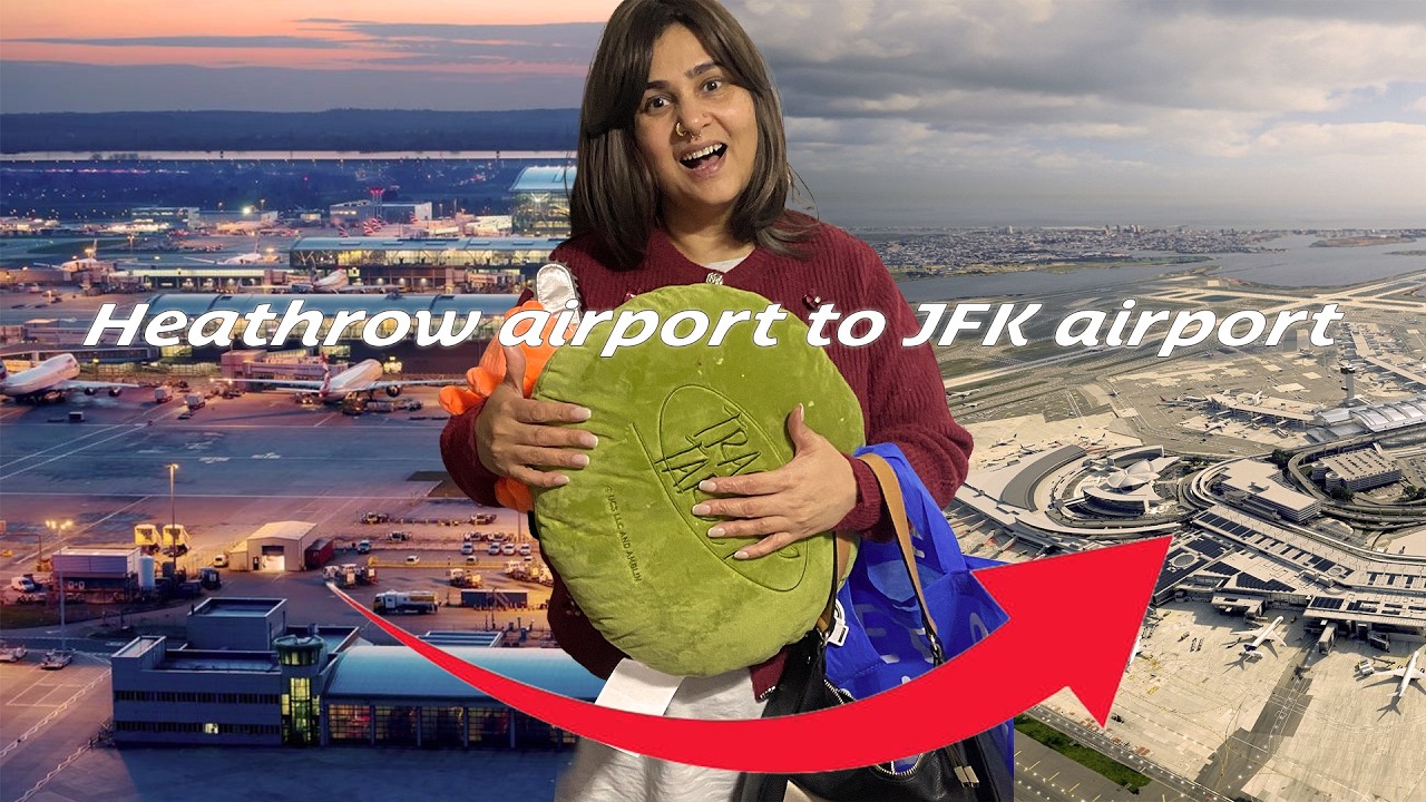 Heathrow airport to JFK airport vlog - New York vacation