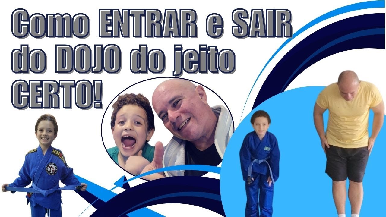 2. Aprendendo a ENTRAR E SAIR do DOJO com o JUDOKA Anthony!