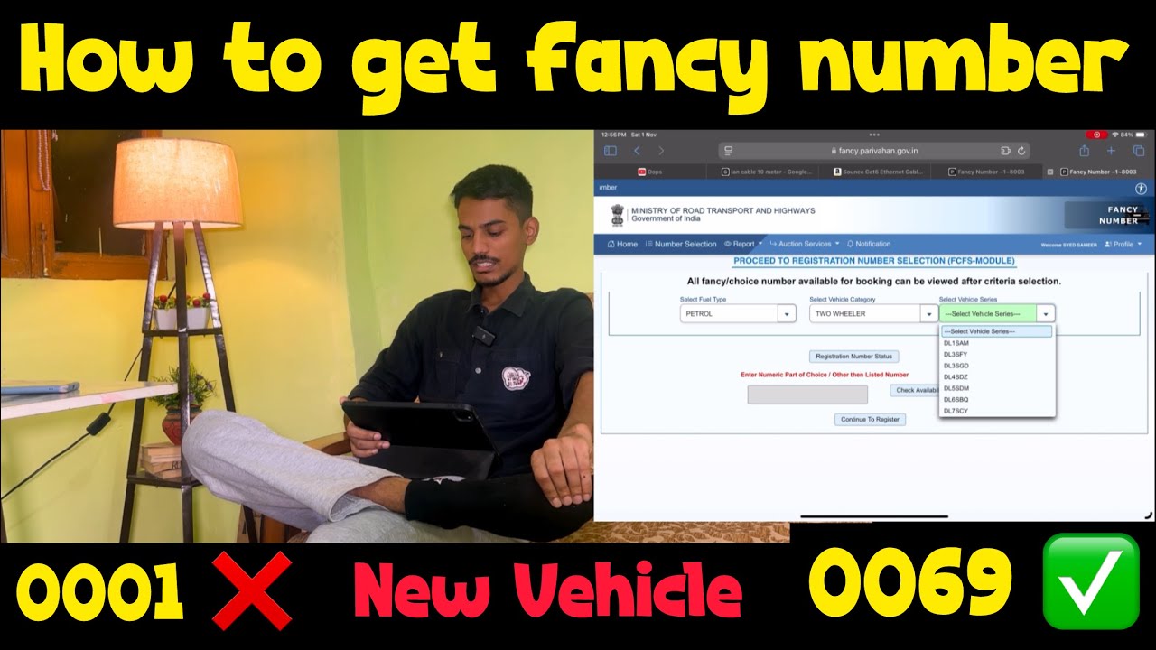 How to Apply for Fancy Number for Your Two Wheeler Online | Fees & Procedure | Motoring Daily