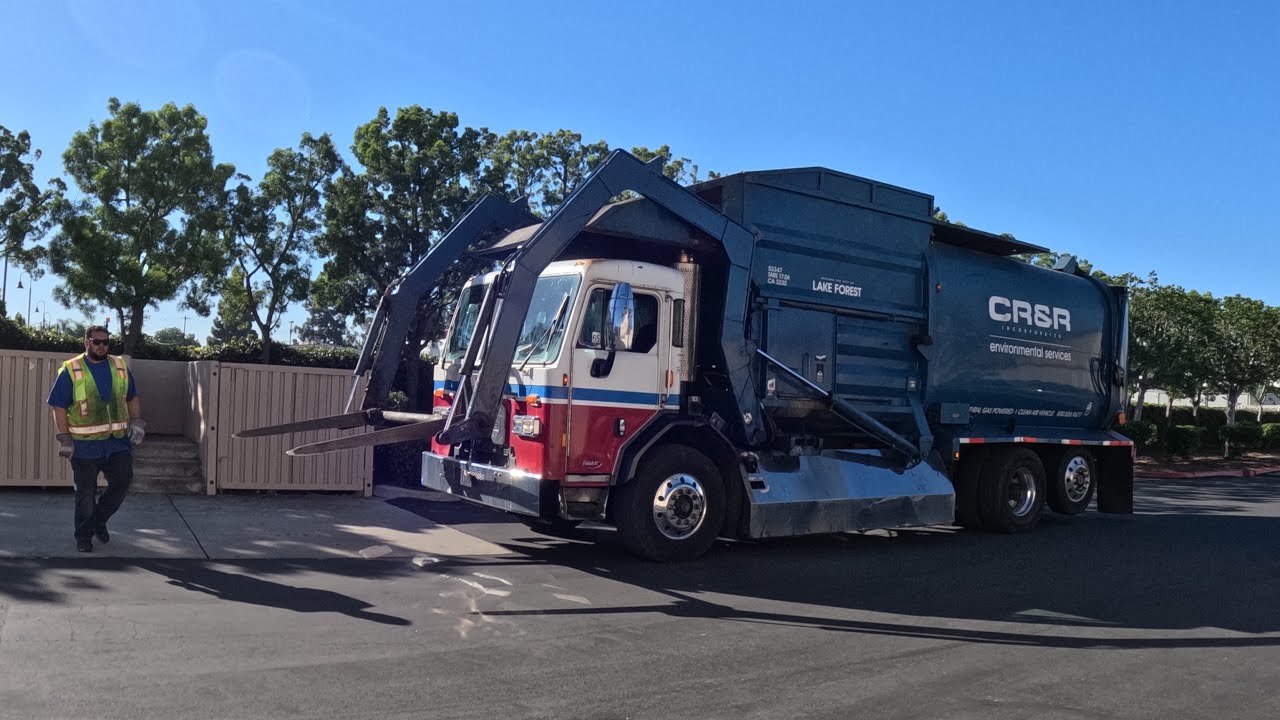 Mini Peterbilt 320 Amrep Front Loader Garbage Truck | CR&R Environmental