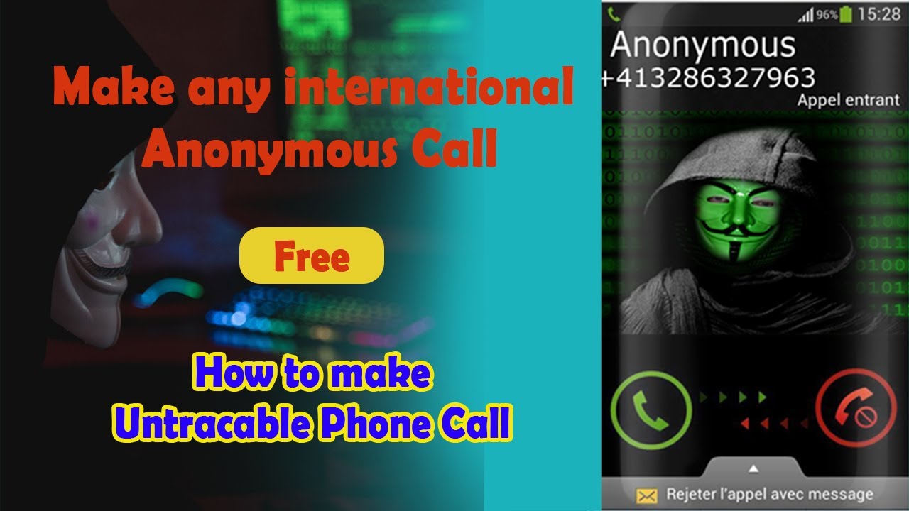 How to make  anonymous phone call - Windows/Android