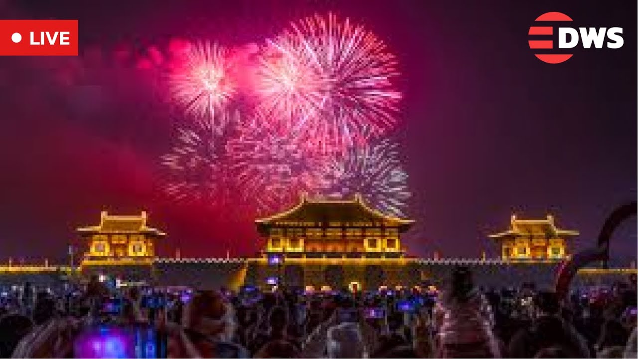 LIVE: Beijing Welcomes New Year 2026 | Drum Performance & Countdown on the Great Wall | AQ15