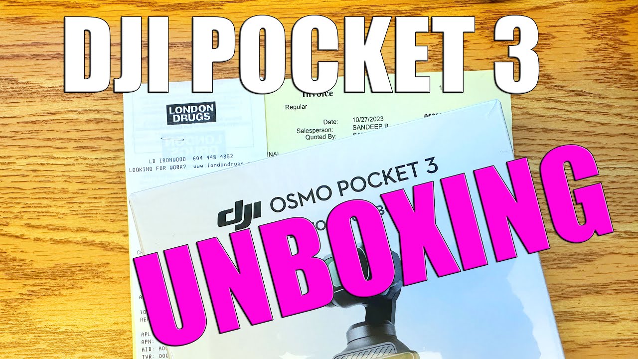 [4K] [HD]  Unboxing a purchase from London Drugs - DJI Osmo Pocket 3