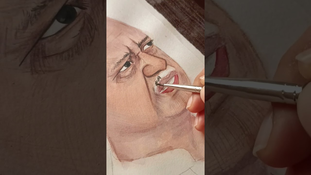 Ajit pawar#ajitpawar#deputycmfomaharashtre#ncp#cm#maharashtra#politics#emotional#dada#waterpainting