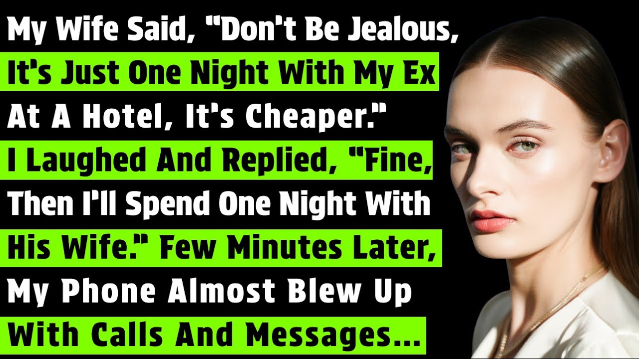 My Wife Said, “Don’t Be Jealous, It’s Just One Night With My Ex At A Hotel, It’s Cheaper” I Laughed…