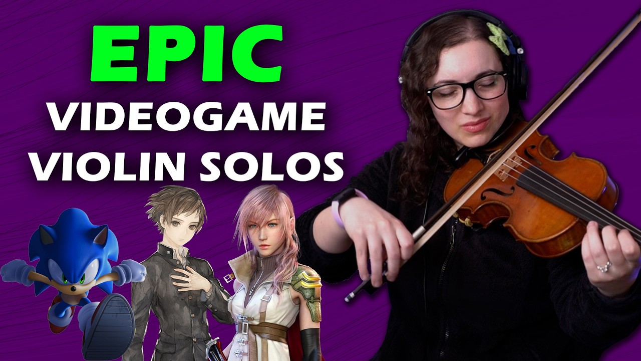 Violinist Attempts More EPIC Videogame Violin Solos!