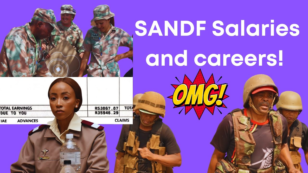 Зарплаты и карьера в SANDF I Средняя ежемесячная зарплата в Южной Африке