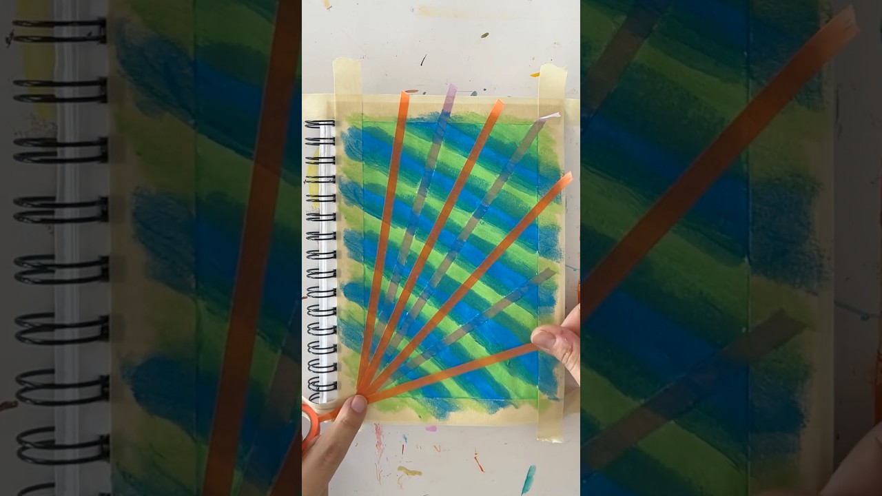 Try This Fun and Easy Technique in Your Art Journal 