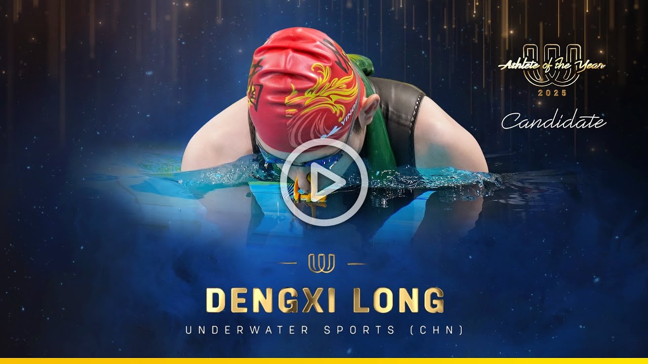 Dengxi Long (CHN) - Underwater Sports Candidate for The World Games Athlete of the Year 2025
