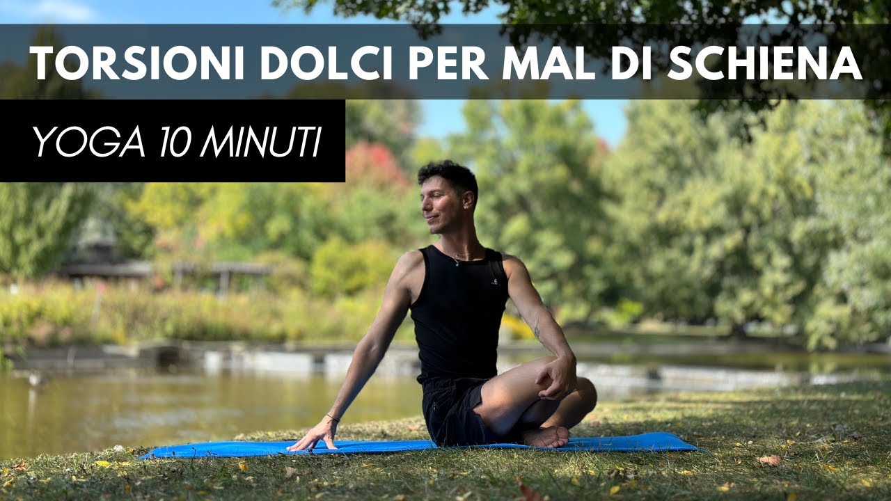 10 MINUTI di Torsioni Yoga per Mal di Schiena e Postura