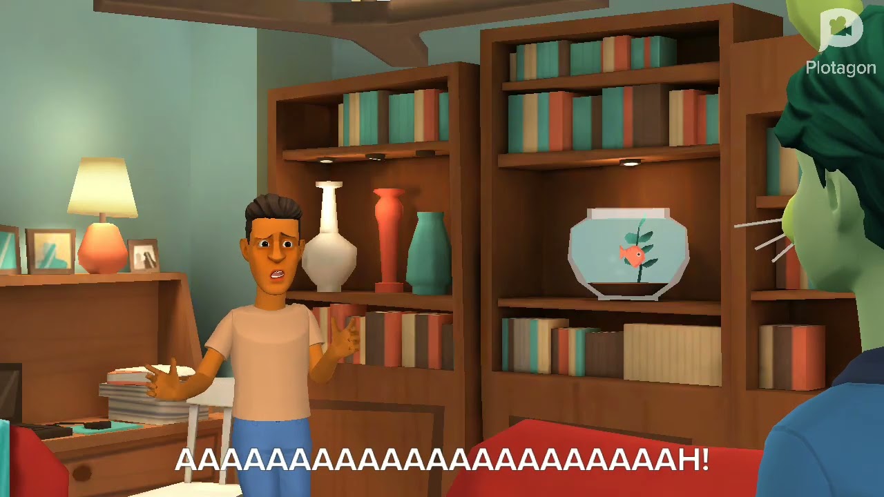 Cartoon characters when Dingodile swears be like&hellip;