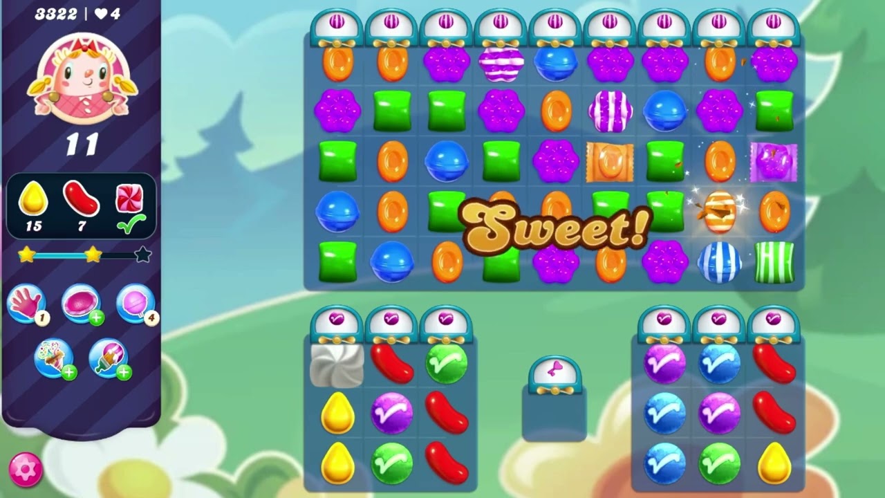 Candy Crush Saga - Level 3322 Nightmarishly hard level #candycrushsaga #candycrush