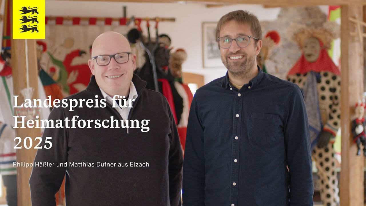 Philipp Häßler und Matthias Dufner | Landespreis für Heimatforschung Baden-Württemberg 2025