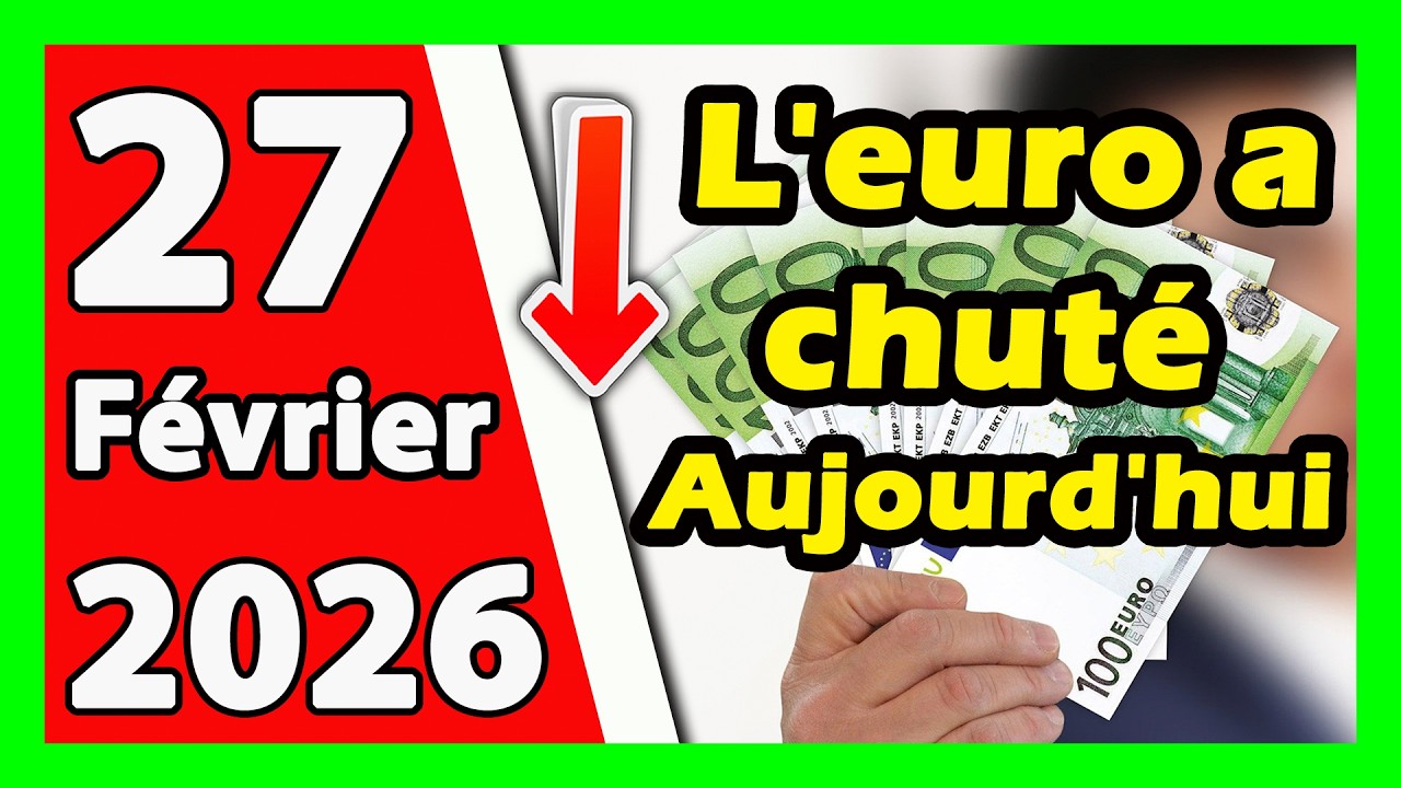 Prix d'euro en algerie marché noir aujourd'hui 27 Févrierr 2026 Taux de change Cours dollars devise