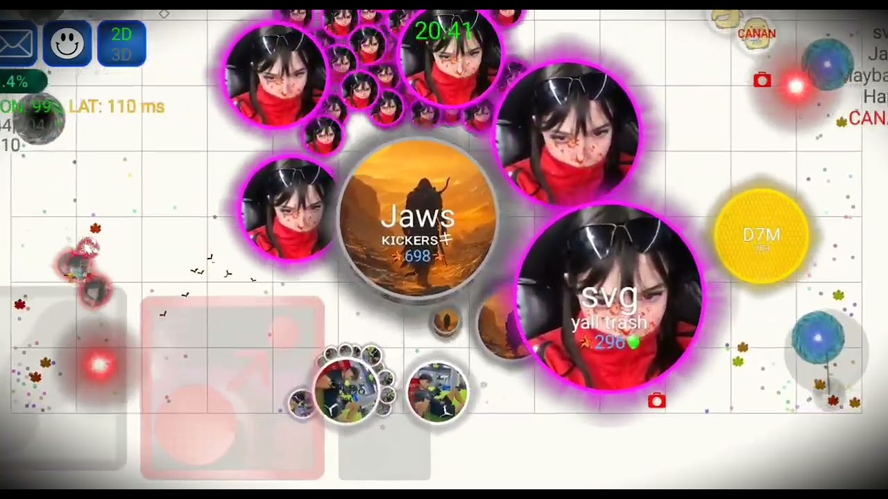 @AgarioChannel Nebulous.io Playing #part 1 hard