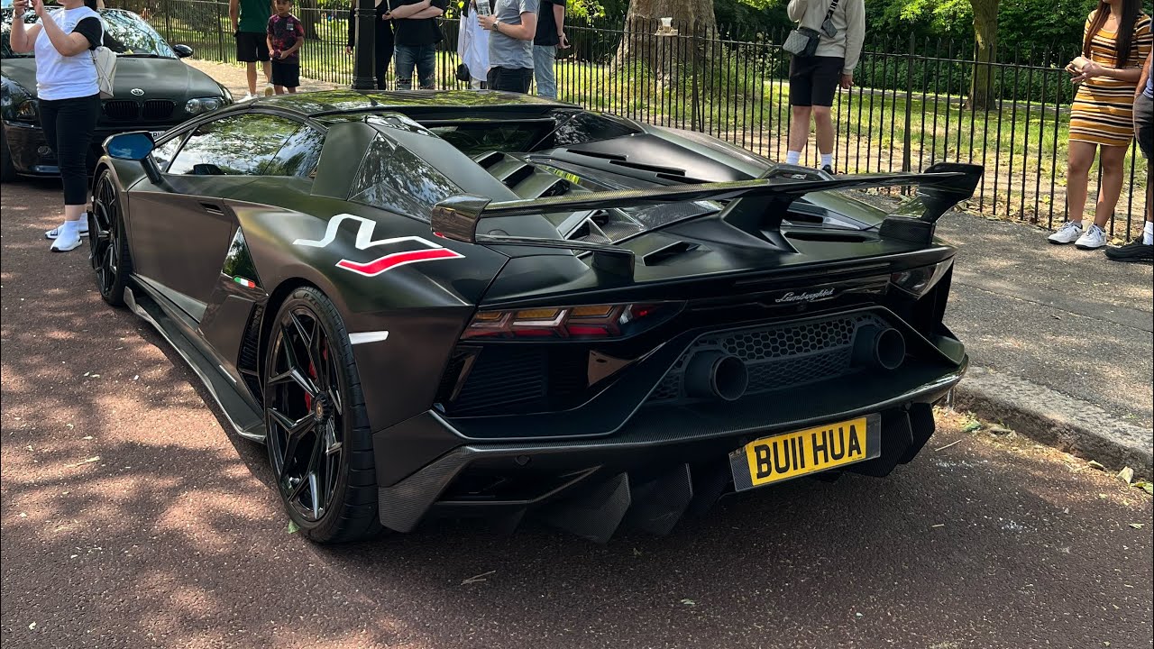 GINTANI Lamborghini Aventador SVJ & SV Insane Sounds in London Part 2