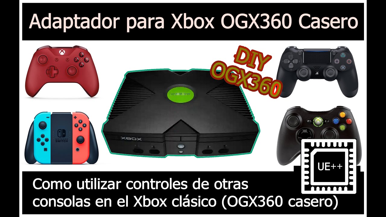 Adaptador OGX360 Casero - Utiliza tus controles modernos en la Xbox Clásica