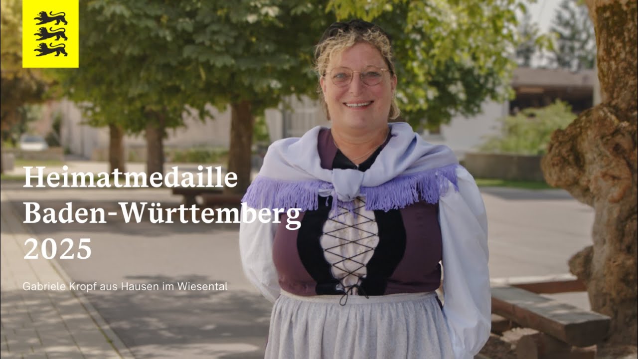 Gabriele Kropf | Heimatmedaille Baden-Württemberg 2025