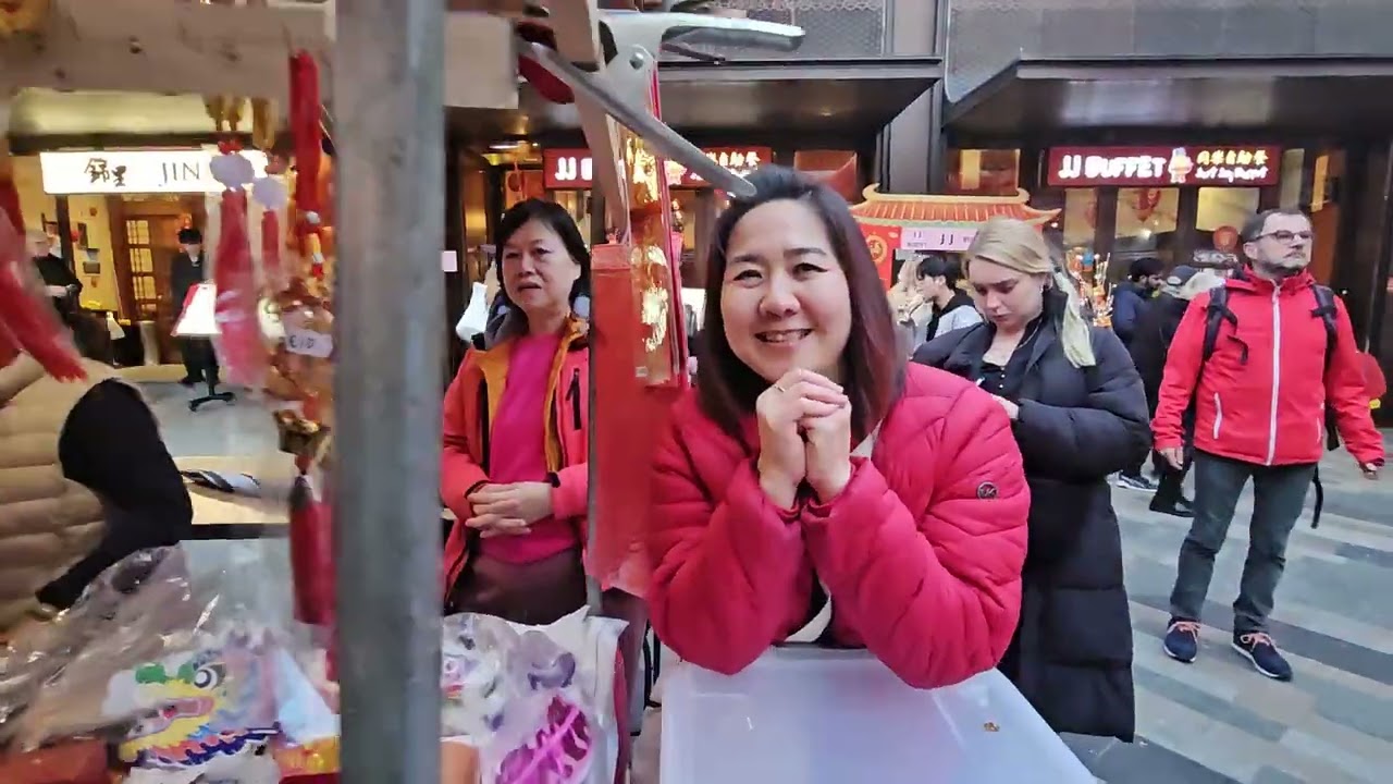 10 min China town,London dragon dance and atmosphere Feb 2026! Enjoy! Kung hei fat choy! 