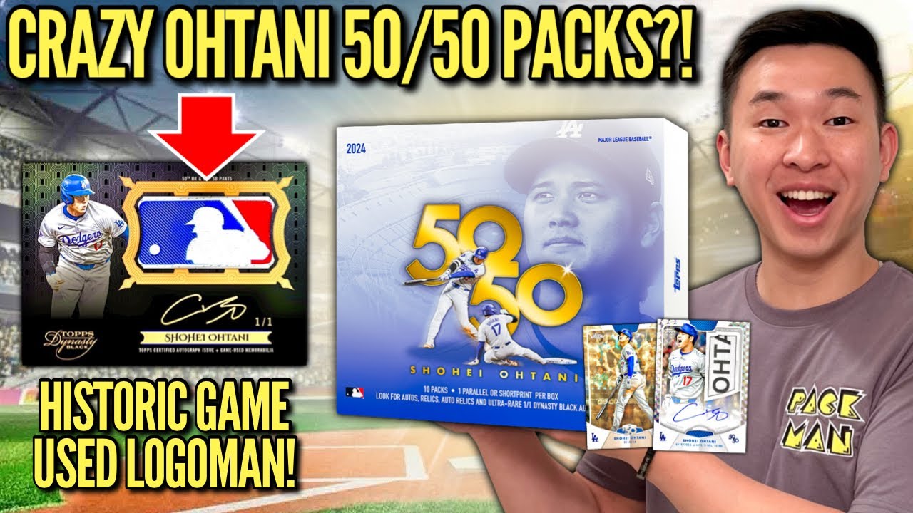 I opened FIFTY of the CRAZY Topps 50/50 Shohei Ohtani packs! 😱🔥