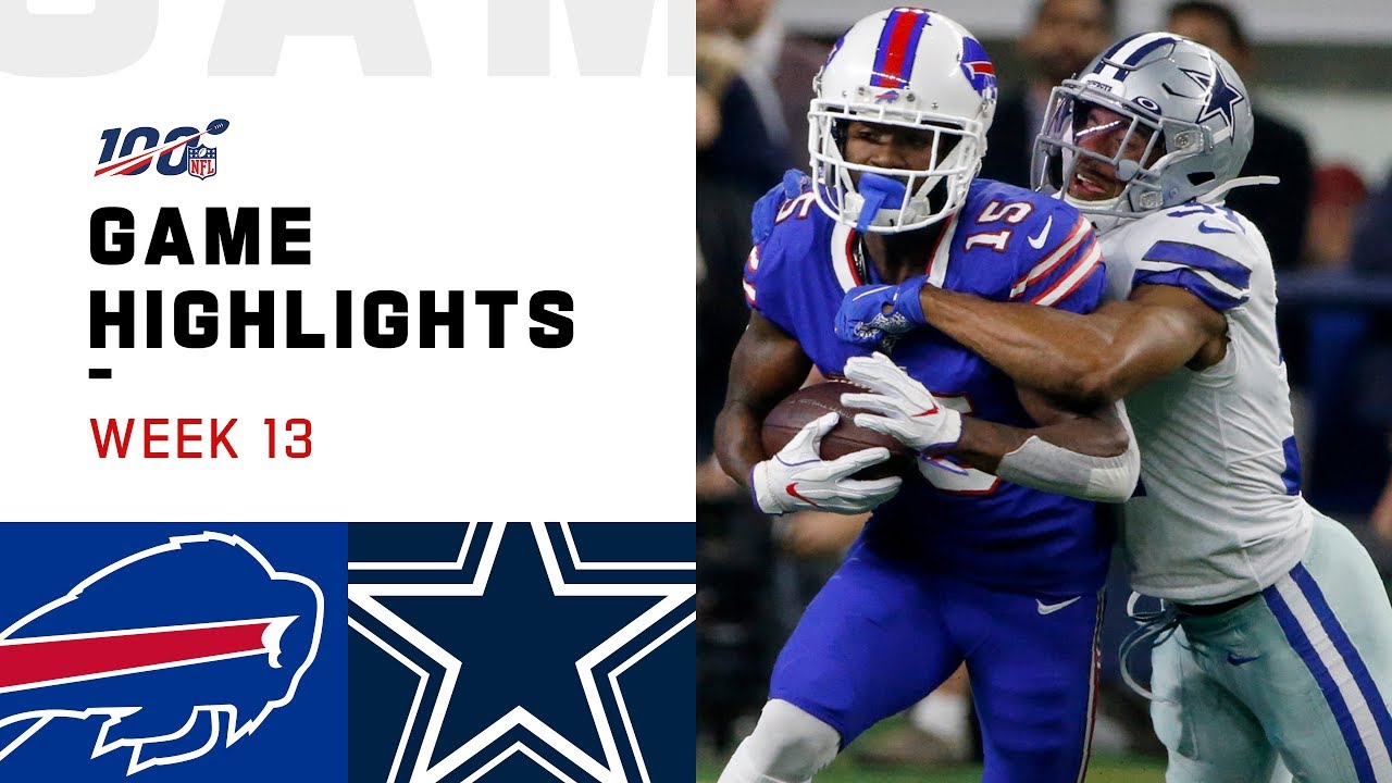Bills vs. Cowboys Week 13 Highlights | NFL 2019