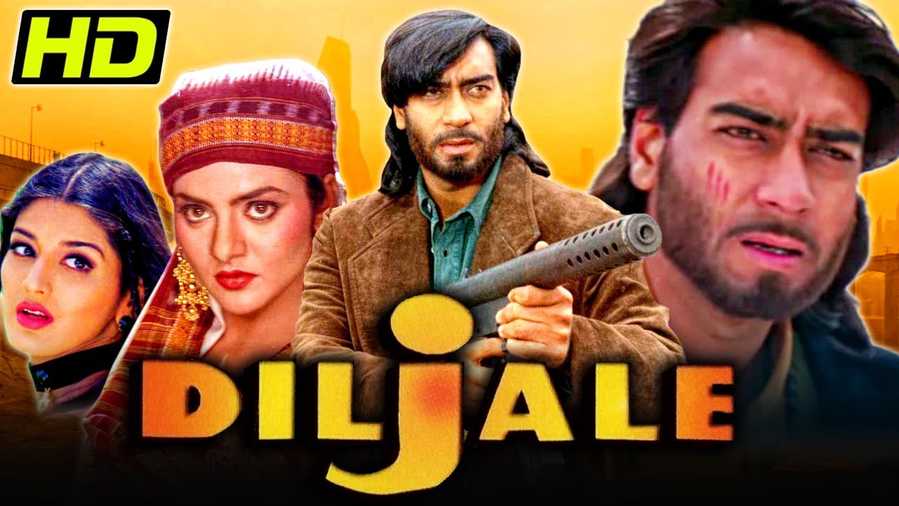 दिलजले (HD) - अजय देवगन की धमाकेदार एक्शन रोमांटिक मूवी |सोनाली बेंद्रे, मधू | Ajay Devgn Hit Film